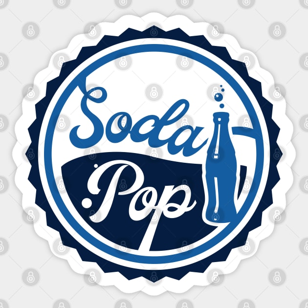 Retro Soda Pop Sticker by DesignIndex